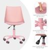 PU Leather Swivel Task Chair - Pink