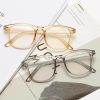 Anti Blue Glasses UV Sunglasses Fashion Trend Women's Sunglasses Eyewear Reading Dlasses - White - one size