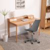 PU Leather Swivel Task Chair - Gray