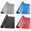 Garage Floor Mat Rolls Diamond Plate PVC Vinyl Non-Slip Garage Flooring Roll - 4ft*4ft - Gray