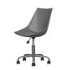 PU Leather Swivel Task Chair - Gray
