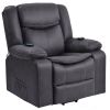 Orisfur. Power Lift Chair for Elderly with Adjustable Massage Function, Recliner Chair with Heating System for Living Room YJ - WF197819AAE