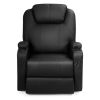 Heated Vibration Massage Power Lift Chair with Remote - Black