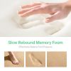 Memory Foam Bath Rugs and Mats Sets,0.7"" Extra Thick Absorbent Non-Slip Bath mats - Beige - 17"X 24" + 17"X 24"
