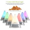 120ml Cool Mist Humidifier Ultrasonic Aroma Essential Oil Diffuser w/Soothing Sounds - White
