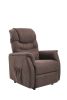 Electric Power Lift Recliner Chair, Lay Flat Lift Chairs recliners for Elderly, Dual Motor, Extended Footrest, for Home Living Room (Brown) - Brown