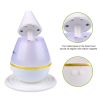 250ml Cool Mist Humidifier Ultrasonic Aroma Essential Oil Diffuser w/7 Color Changeable LED Lights - White