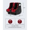 Shiatsu Kneading Rolling Vibration Heating Foot Massager - as show
