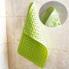 Bath Tub Shower Mat Non-Slip and Extra Large, Bathtub Mat with Suction Cups, Machine Washable Bathroom Mats with Drain Holes - Green - 36*70cm