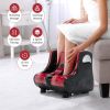 Shiatsu Kneading Rolling Vibration Heating Foot Massager - as show