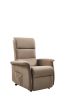 Electric Power Lift Recliner Chair, Lift Chairs Recliners for Elderly, Extended Footrest, Side Pocket for Home Living Room, Beige (Fabric) - Beige