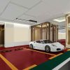 Garage Floor Mat Rolls Diamond Plate PVC Vinyl Non-Slip Garage Flooring Roll - 4ft*4ft - Gray