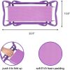 Bosonshop Garden Kneeler and Seat Folding Kneeling Bench Stool with Tool Pouches Soft EVA Foam for Gardening, Purple - KM3427-P-LM