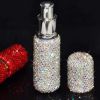 10ML Rhinestone Perfume Dispenser Bottle Bling Bling Small Empty Spray Bottle Travel Portable Toner Bottle,White - Default