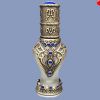 8 ML Bronze Blue Antique Essential Oil Roller Bottle Perfume Dispenser Bottle Glass Empty Perfume Bottle Refillable Container - Default
