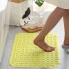 Bath Tub Shower Mat Non-Slip and Extra Large, Bathtub Mat with Suction Cups, Machine Washable Bathroom Mats with Drain Holes - Green - 36*70cm