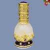 12 ML Purple Gold Petal Antique Essential Oil Roller Bottle Perfume Dispenser Bottle Glass Empty Perfume Bottle Refillable Container - Default