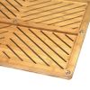 Oceanstar Bamboo Floor and Bath mat with Non-Slip Rubber Feet - bamboo