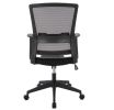 MYfurniture Mid-Back Lift Swivel mesh office chair - Black