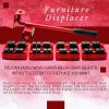 Furniture Displacer 5 in 1 Heavy Duty Mobile Object Moving Tool for Heavy Objects Furniture Lifting and Moving Tool Furniture Slides Kit - red