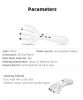 Electric Head Scalp Massager with Heat, for Stress Relax Hair Growth Headaches, Simulation of Human Finger Vibration Massage - White