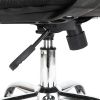 Mesh Back Gas Lift Adjustable Office Swivel Chair Black With Smooth Wheels - Black
